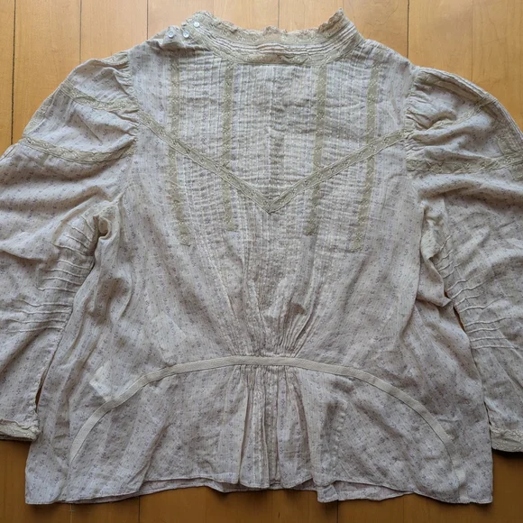 Doen Albertine Top In Frances Floral, Size L - Picture 4 of 8